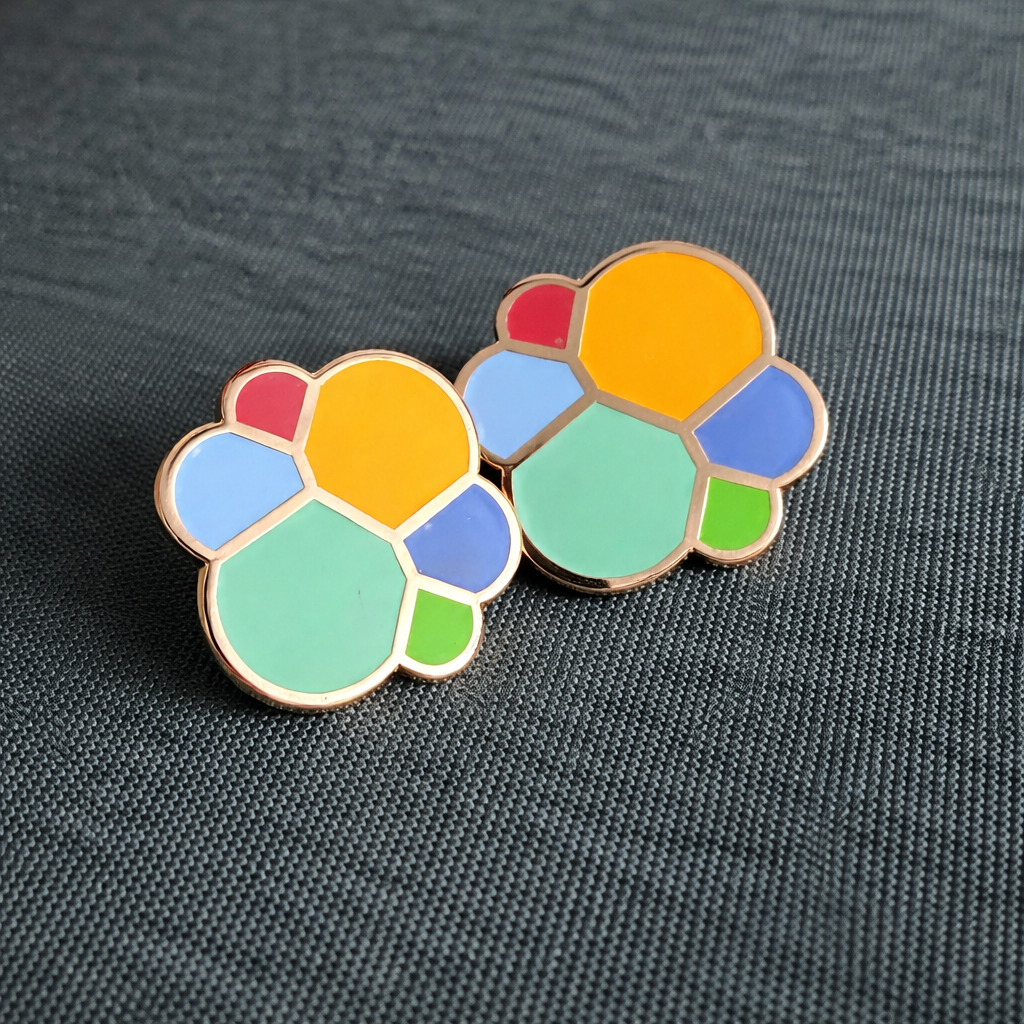 Elastic Enamel Pins